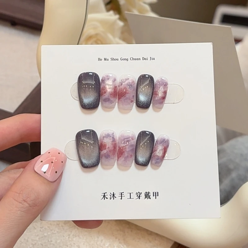 【紫烟】——禾沐手工穿戴甲