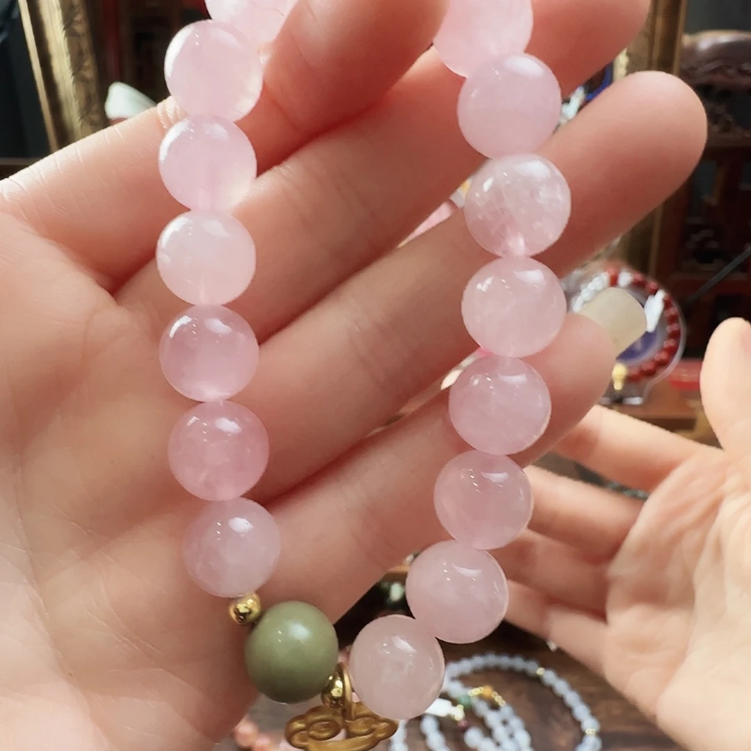 未镶嵌手链玛瑙/玉髓1.0粉水