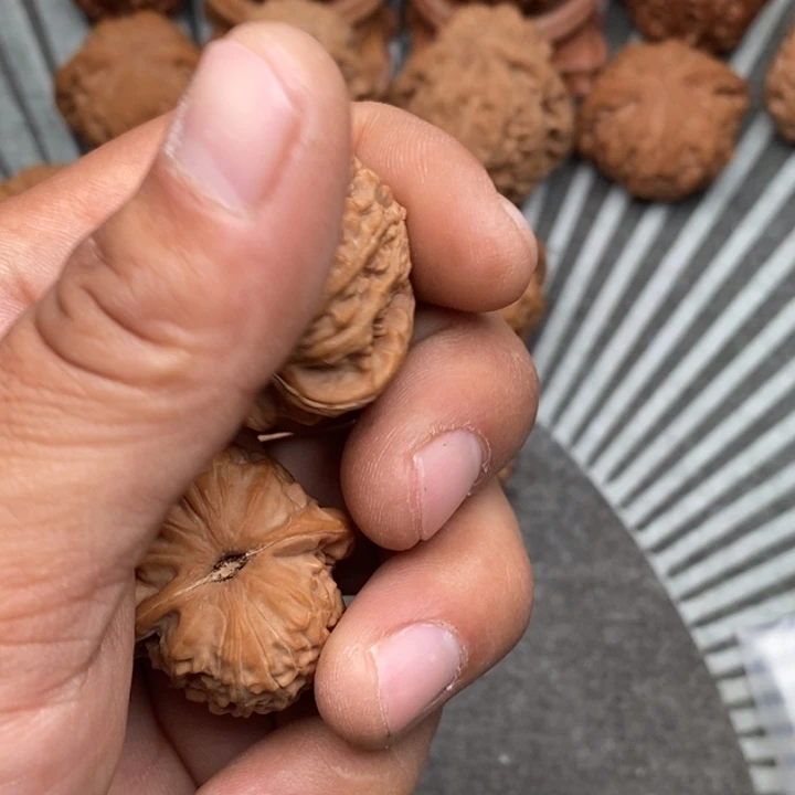 文玩核桃把件蹦****)白狮子