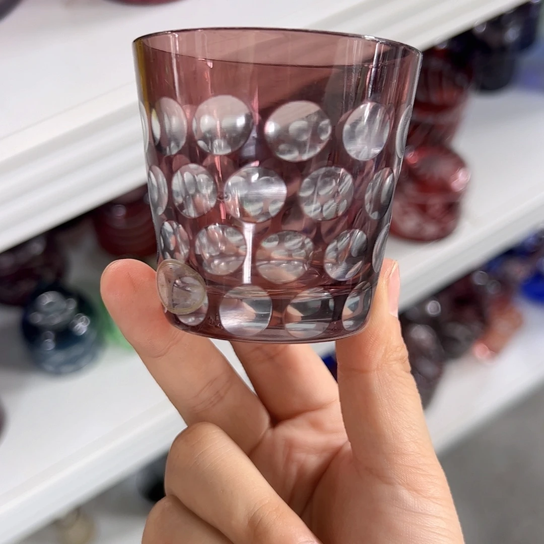 水晶玻璃高脚款微瑕一个