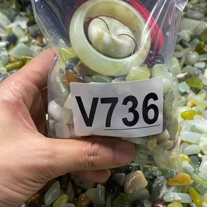 蛇纹石玉未镶嵌鱼缸石