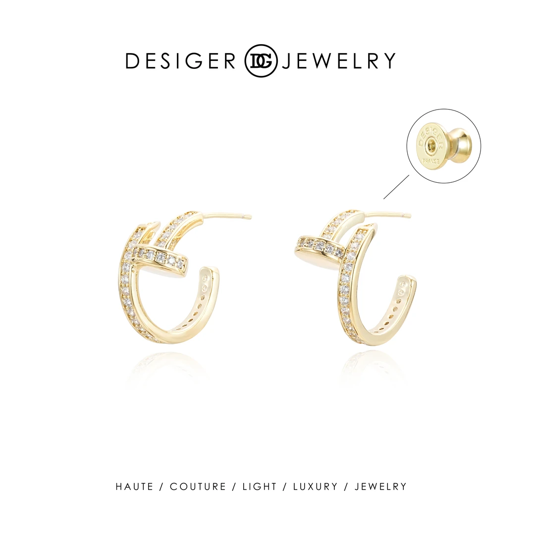 【流光舞曲】DESIGER轻奢优雅耳钉F2654