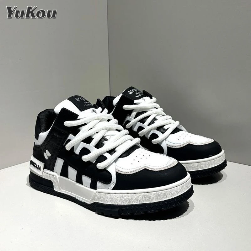 王鹤棣同款自由一号梅花潮流耐磨厚底滑板鞋男夏新款情侣休闲鞋女
