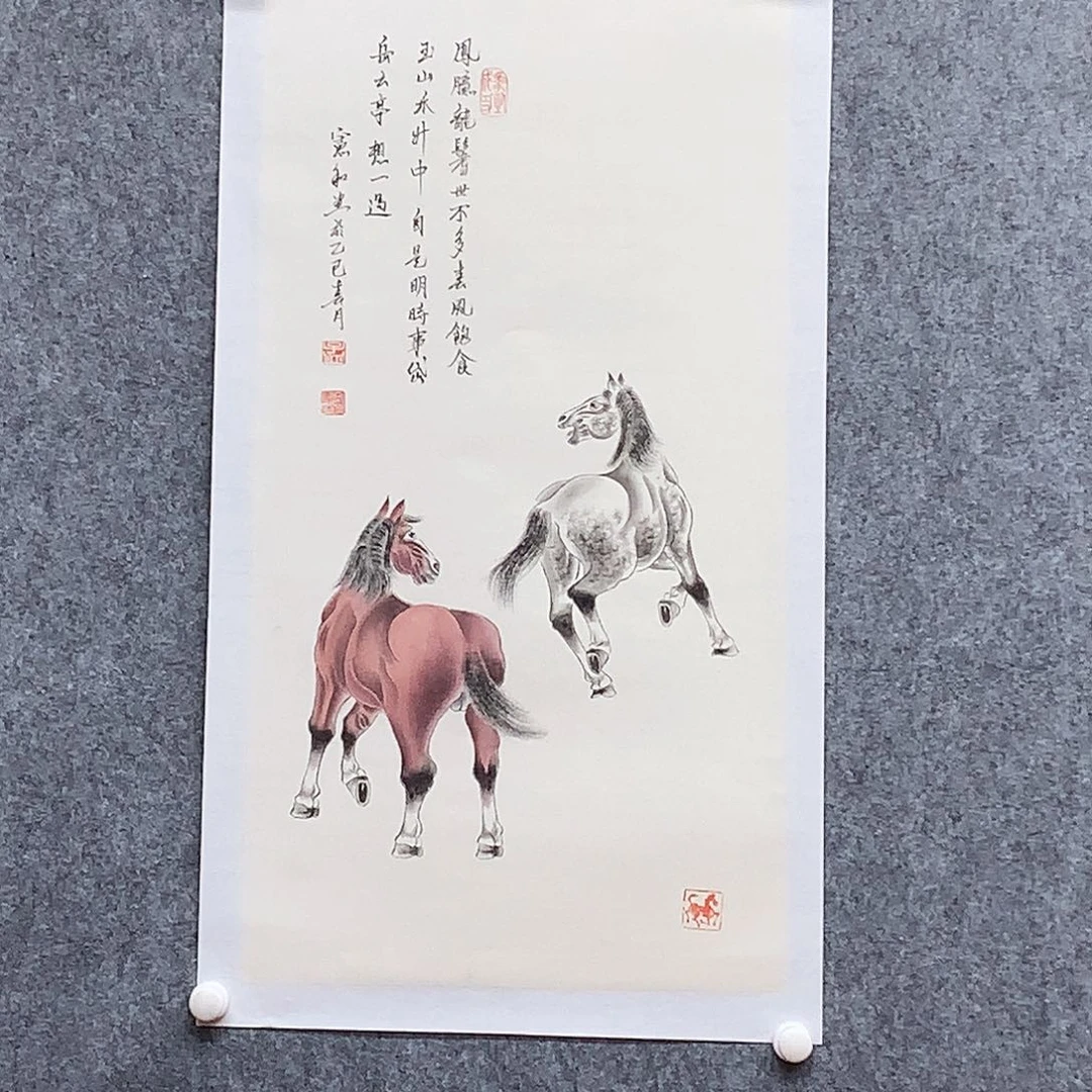 纸本手绘国画作品定制