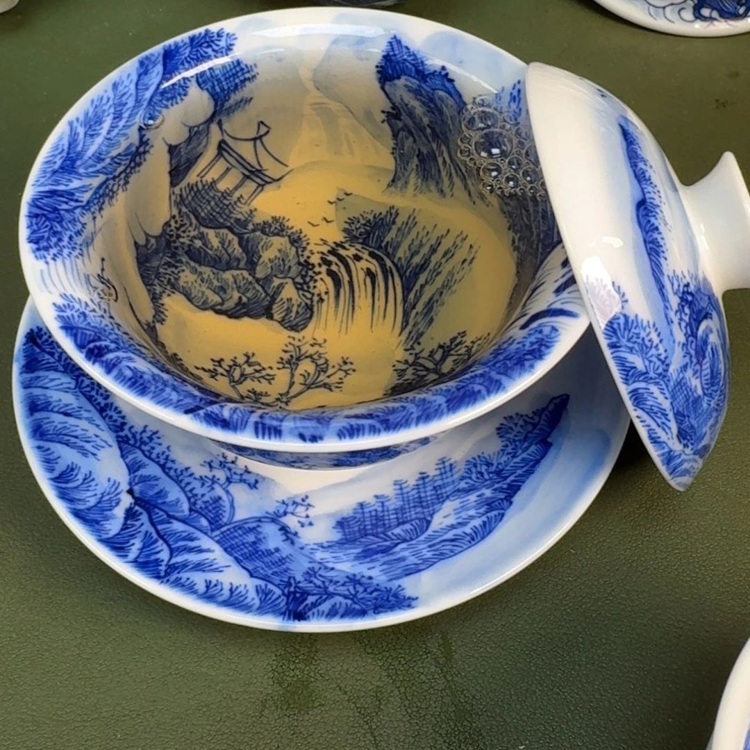 陶景德镇纯手绘茶具圆圆219