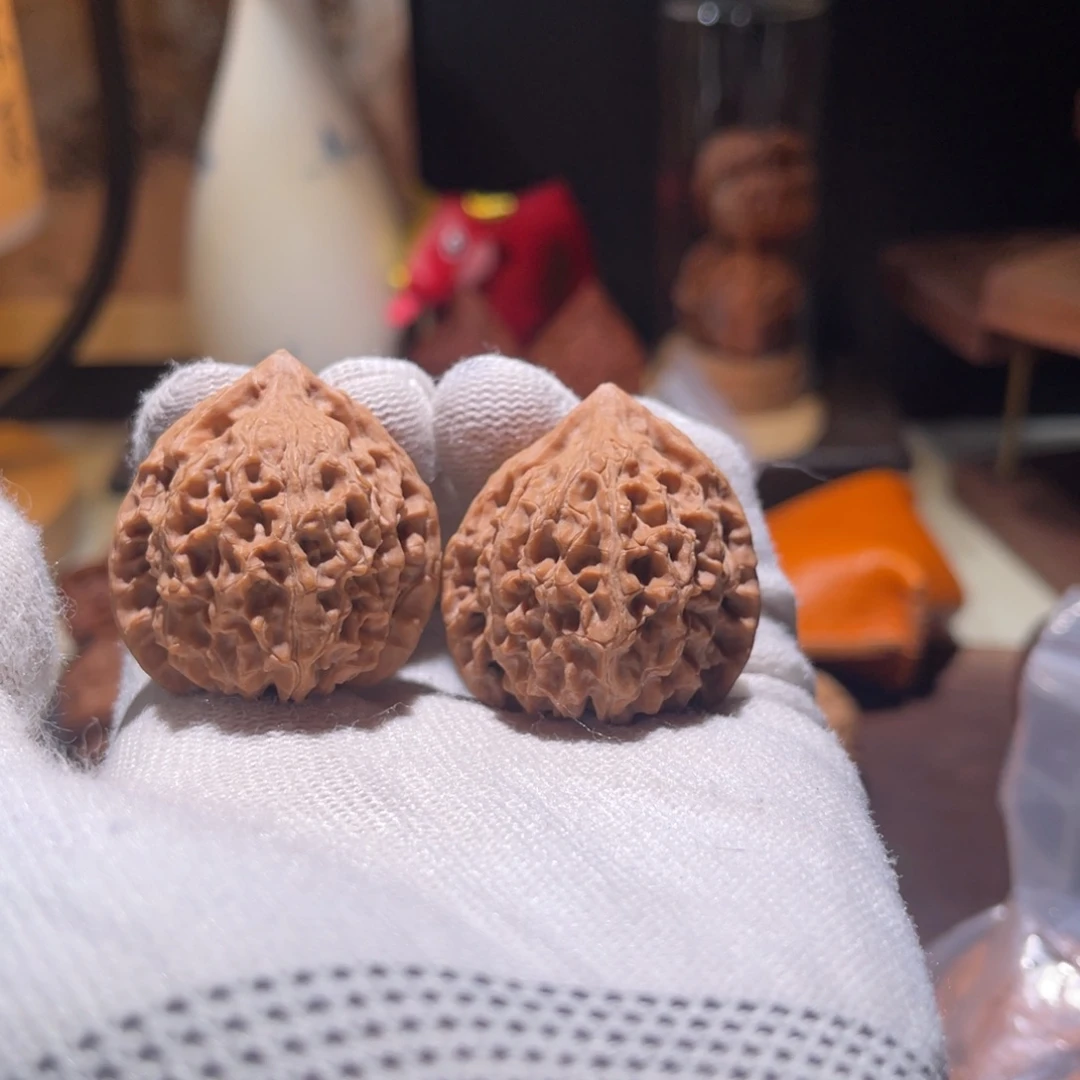 文玩核桃把件34 蟑螂帽全品