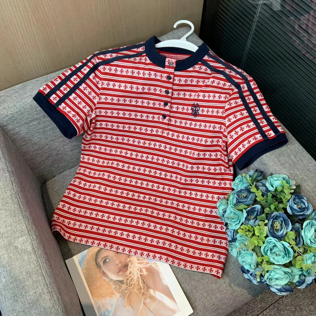 新款时尚设计感女款半袖T恤-C6699