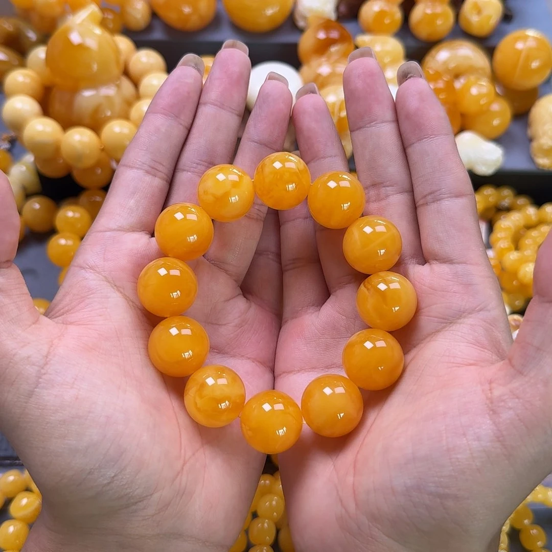 未镶嵌蜜蜡珠宝奇石同料20mm