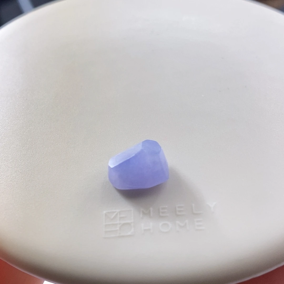 翡翠散珠粉紫随形