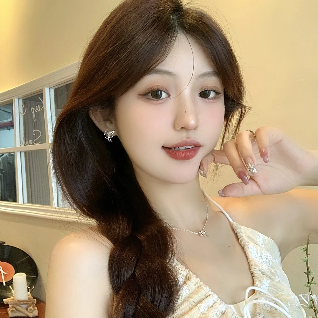 FULL GIRLISH耳环02254气质甜美蝴蝶耳钉耳饰