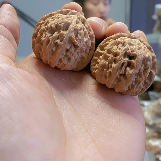 【闪购商品】把件文玩核桃37白狮子