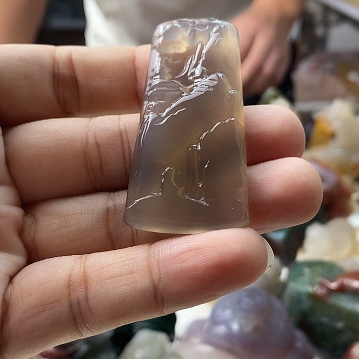 玛瑙/玉髓未镶嵌颈饰