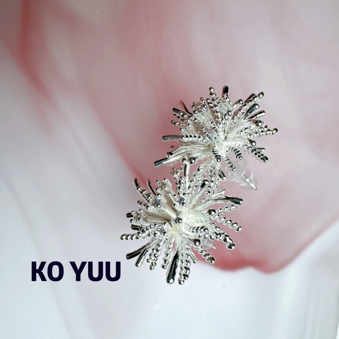 铜合金锆石耳饰 【雨桐高奢饰品】耳环KY00803