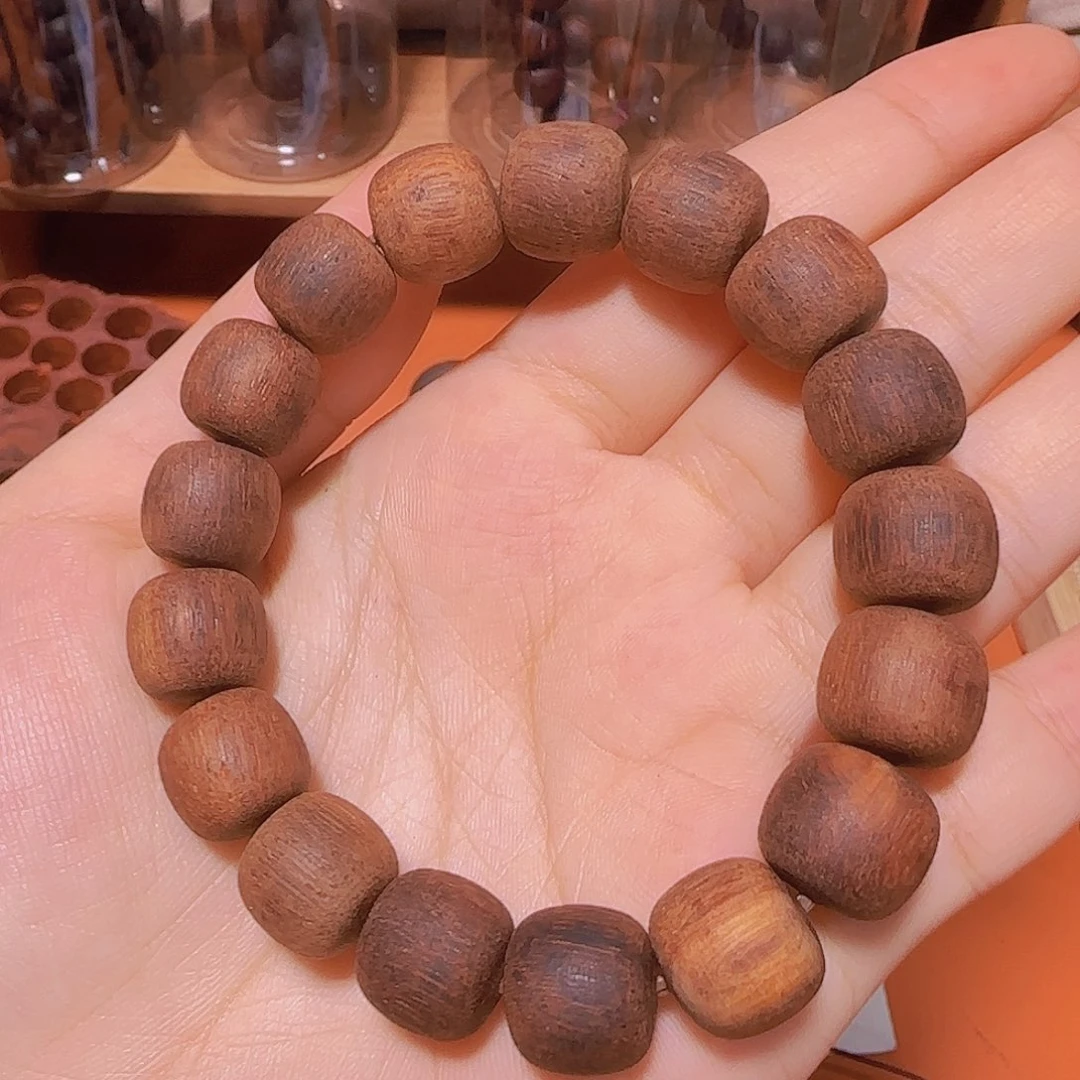 藤类降真香1.2*1.3单圈老邢手串黄油金丝密结