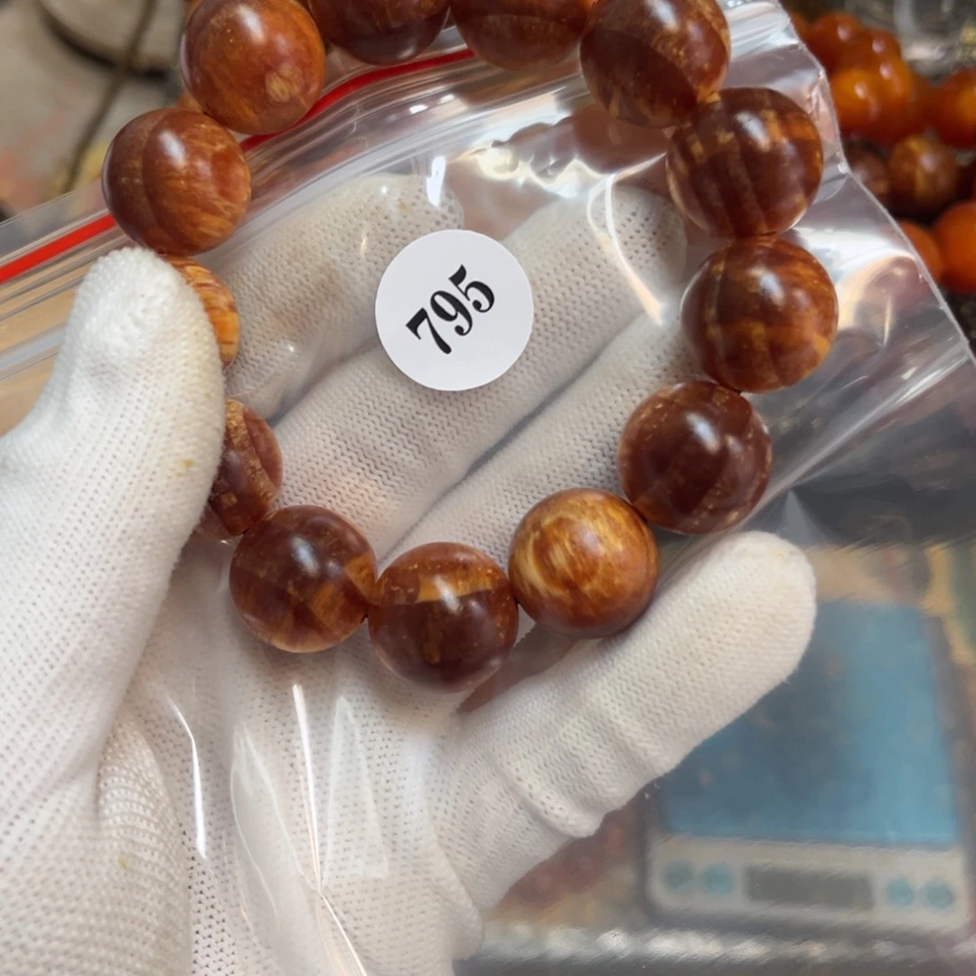 松木（琥珀木）手串/手链火*795树根
