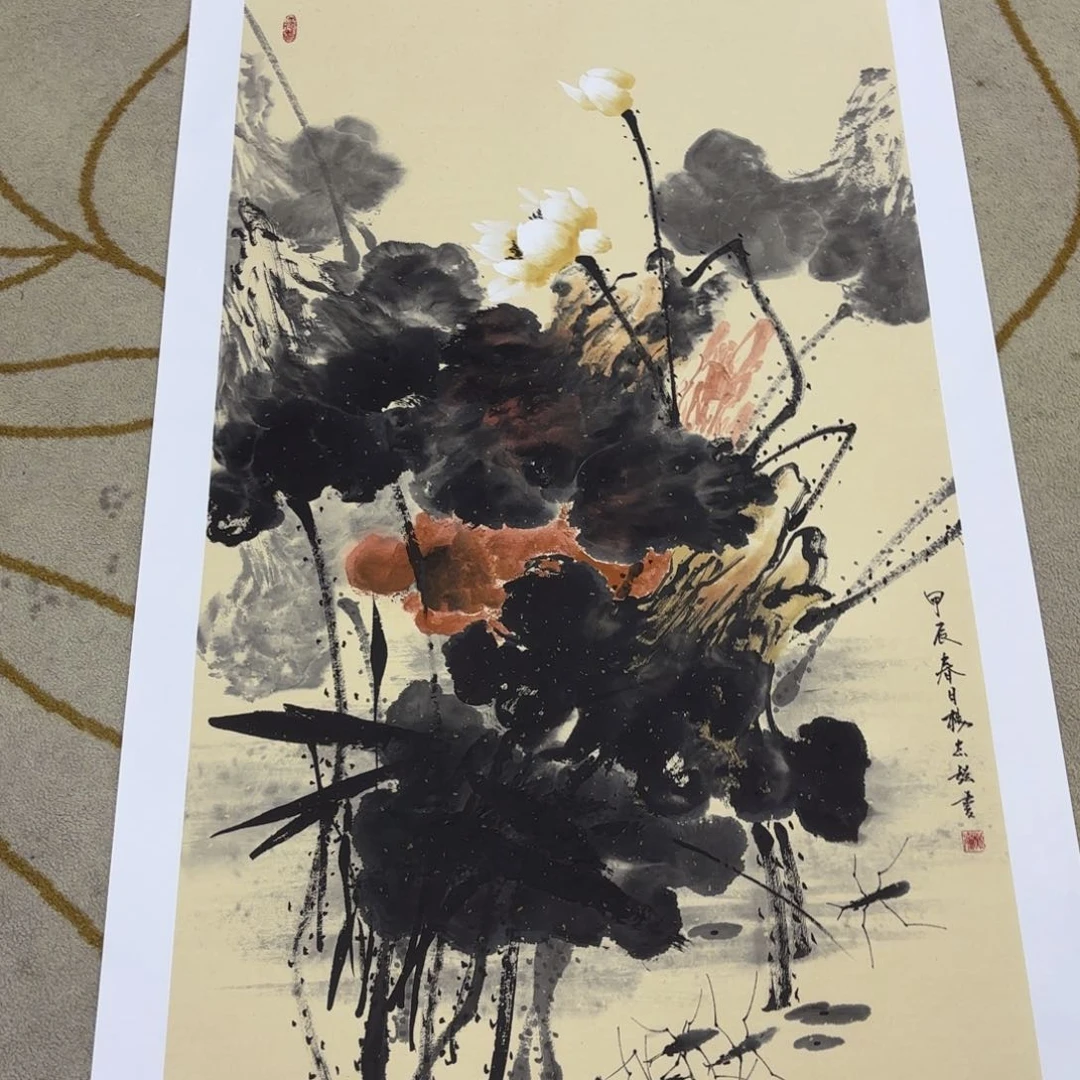 国画骑**下杨志强四尺童