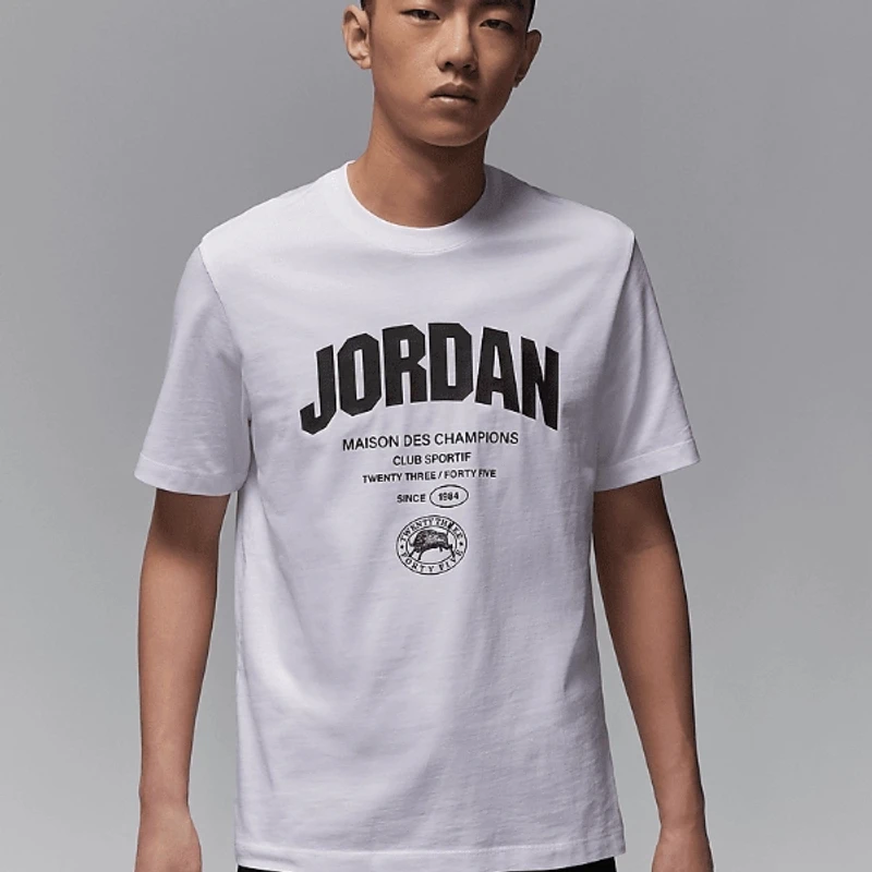 NIKE/男子短袖AJ运动休闲圆领透气印花夏季大logoT恤FZ1926-100