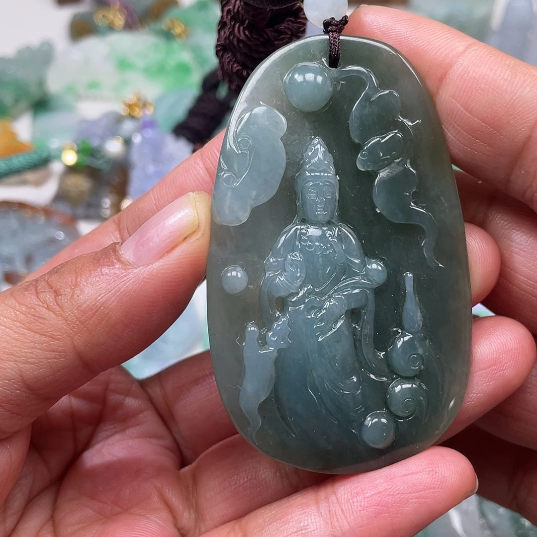 颈饰未镶嵌翡翠翡玉缘翡翠