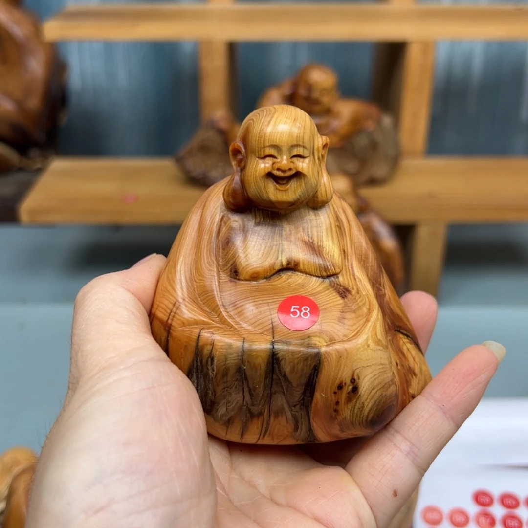 c***头木崖柏木摆件手把件，