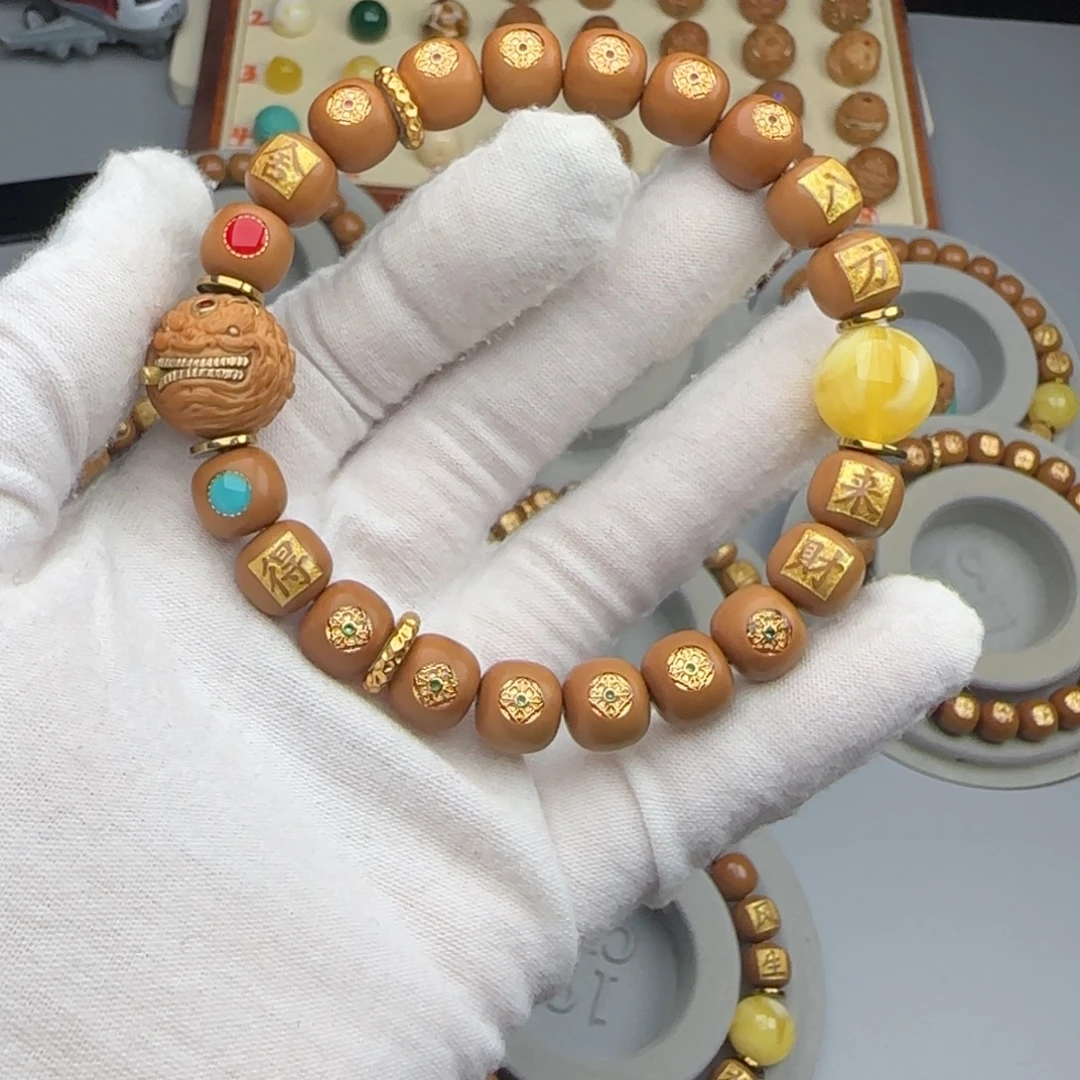 ꪶ***º猴头核桃吊坠全品老型猴头手串私人订制满贯