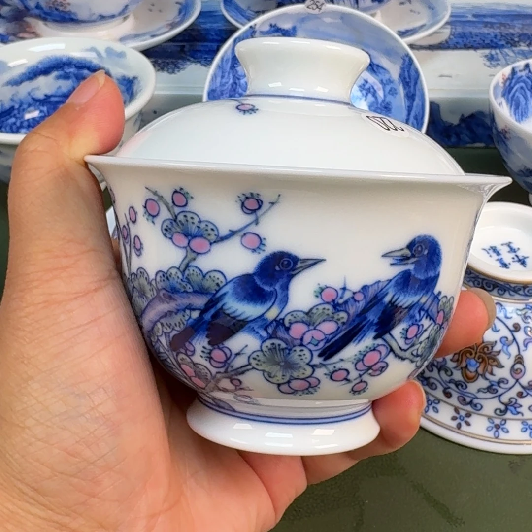 景德镇纯手绘茶具圆圆220
