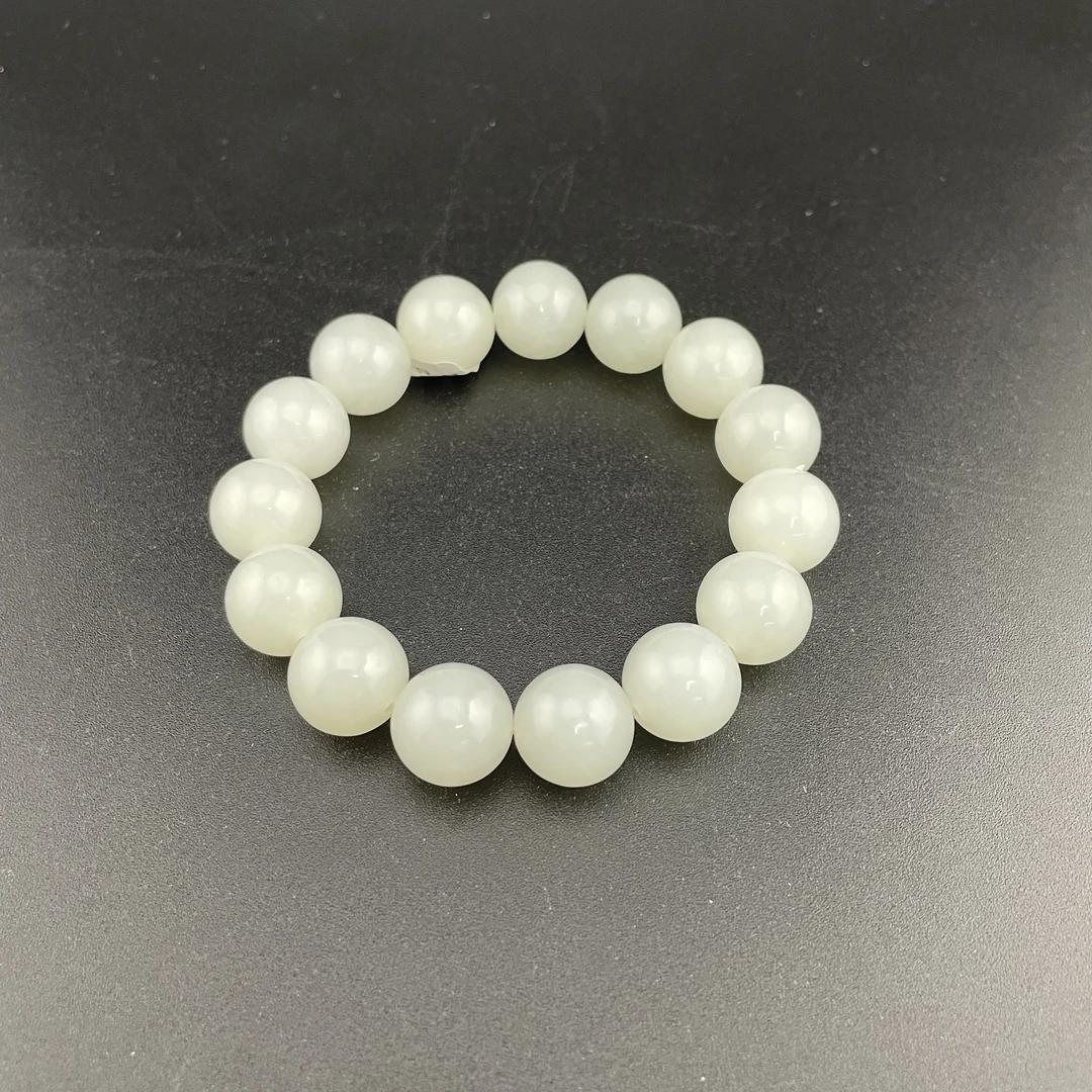 BY1028FSYN标056 北玉精选 和田玉手串 多样性发货