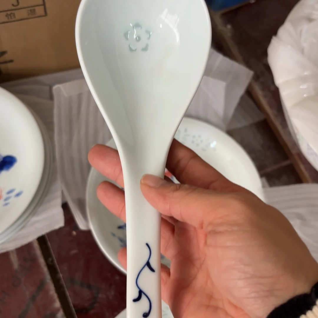 碗瓷景德镇陶瓷一个大勺子