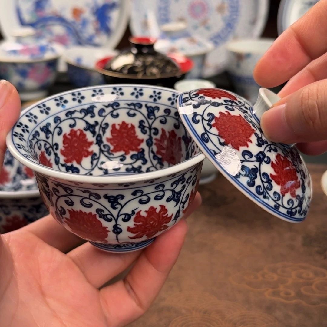 纯手工手绘陶瓷茶具
