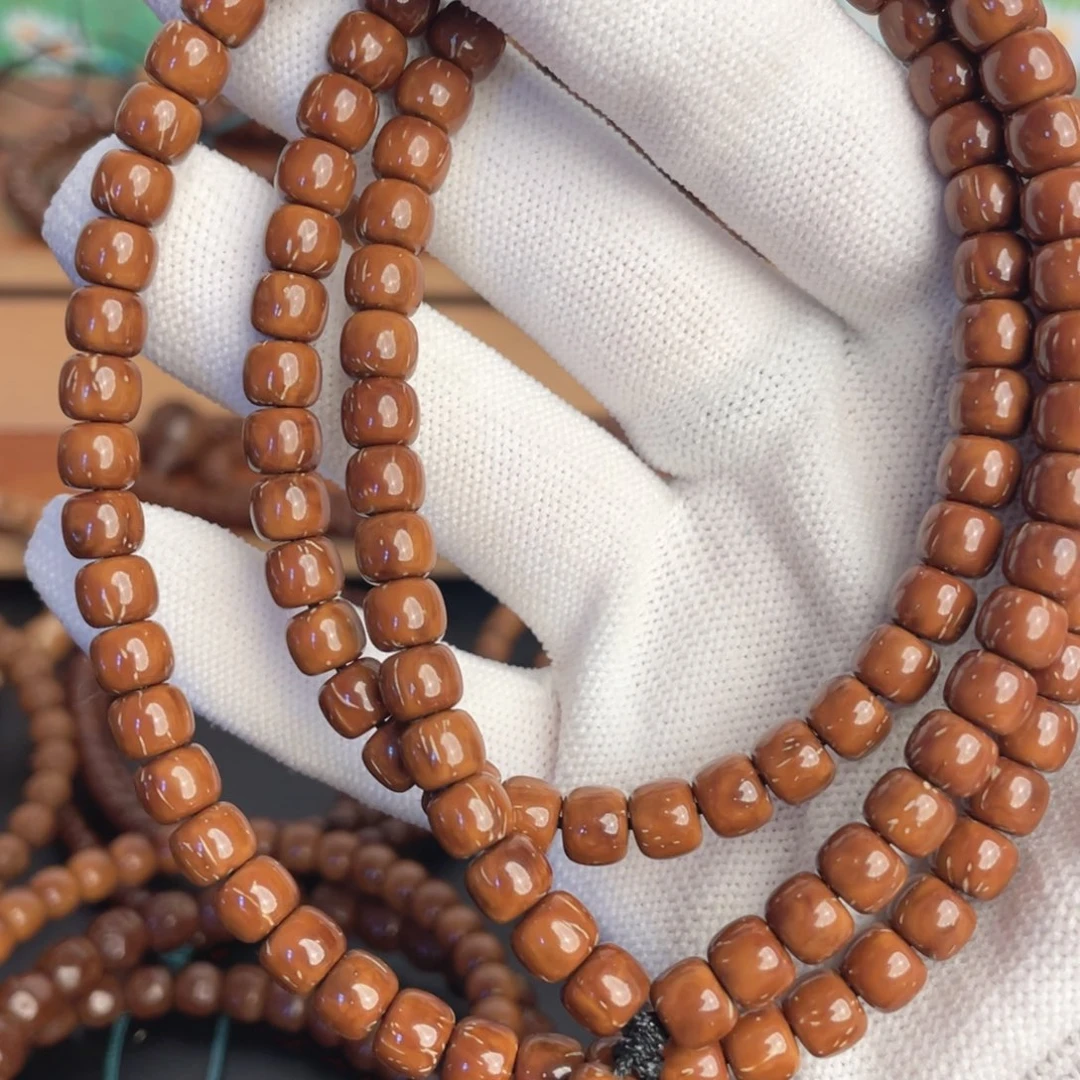 紫金鼠手串6.6*5.6纯肉老型脖挂，棕线多福利款