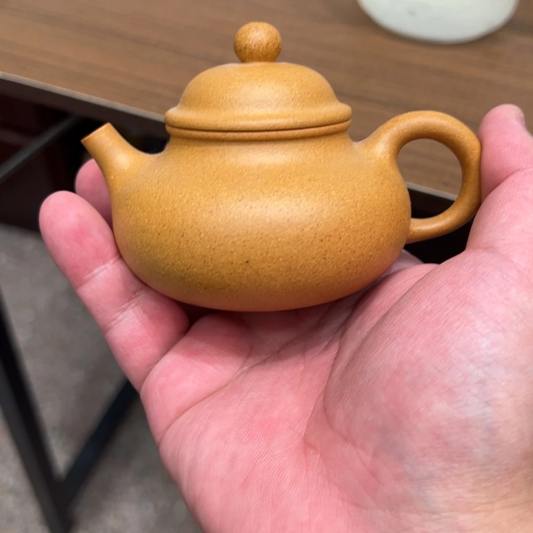 茶壶紫砂110cc黄金段容天