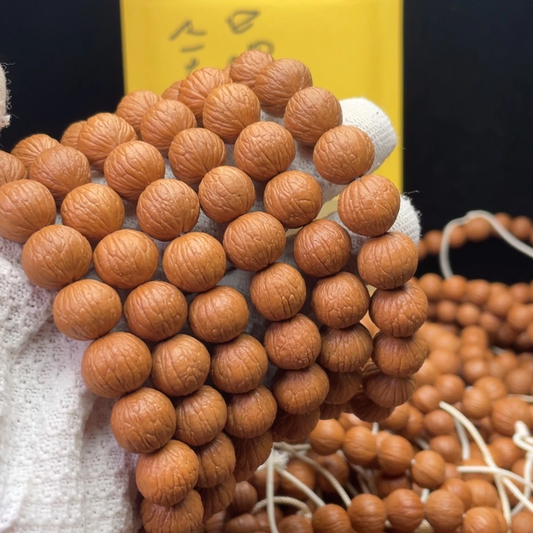 猴头核桃吊坠风雨手串13
