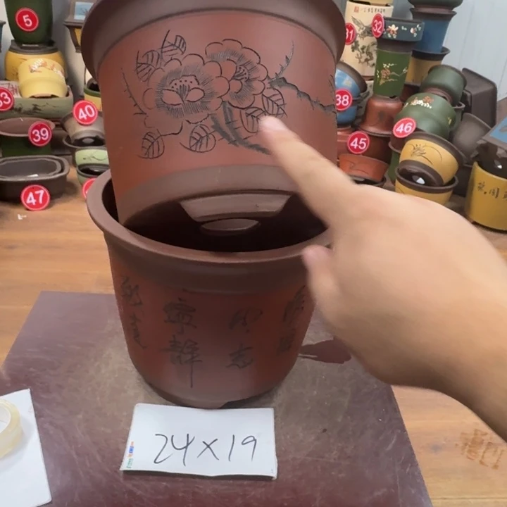 紫砂花盆破损包赔