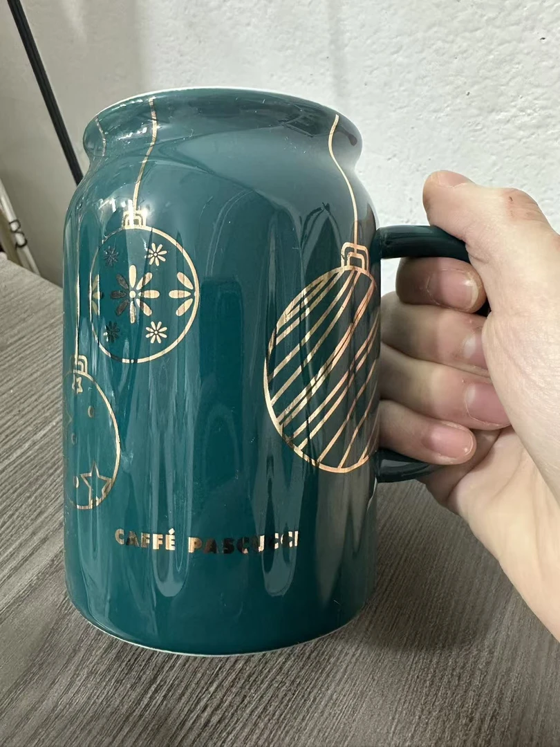 高品质绿色马克杯