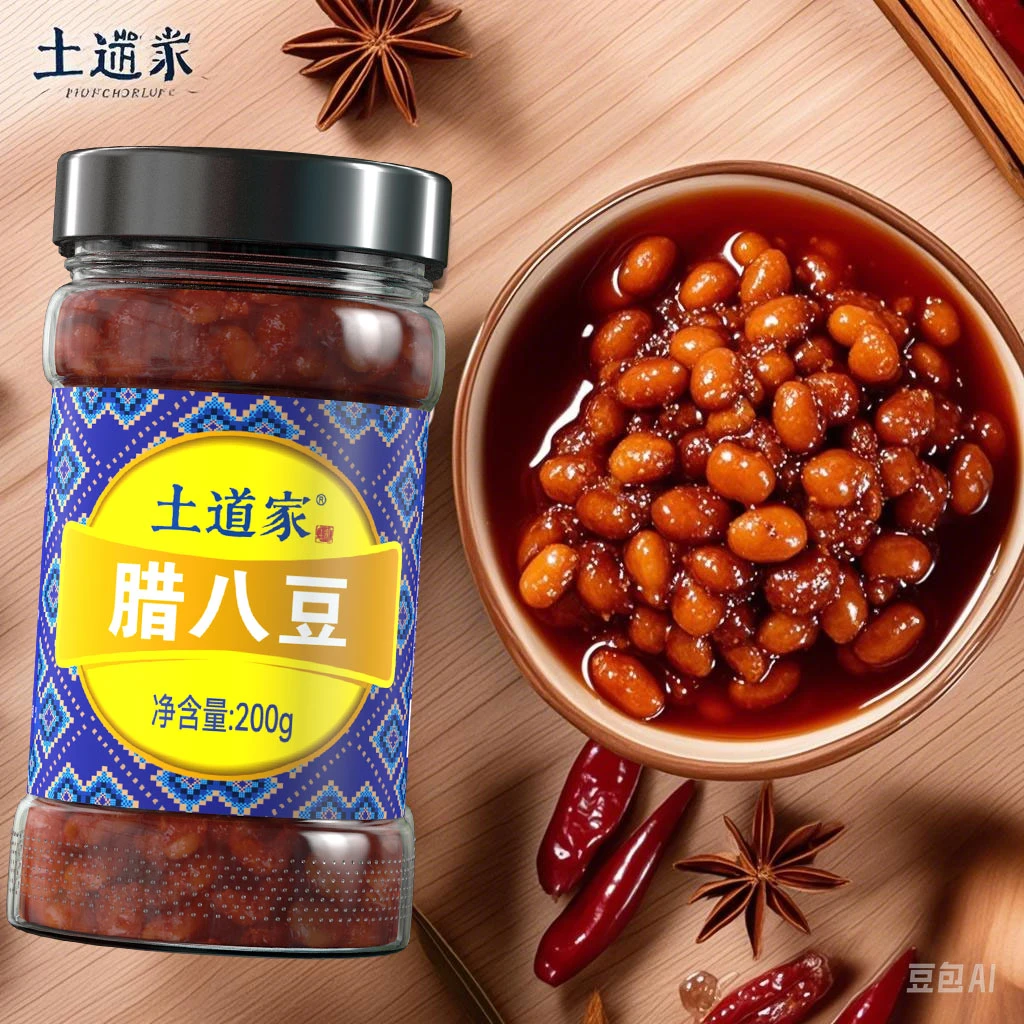 【助农专属】腊八豆组合拌面酱口味豆香浓郁佐餐调味酱厂家直销正品
