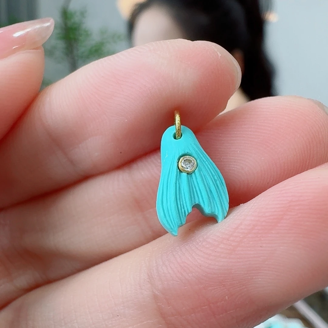 未镶嵌绿松石珠宝奇石