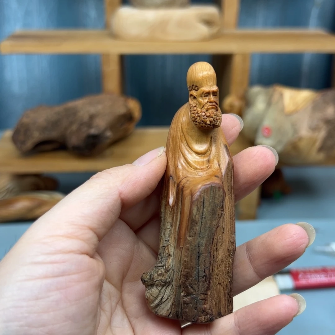 柏木崖柏木摆件手把件