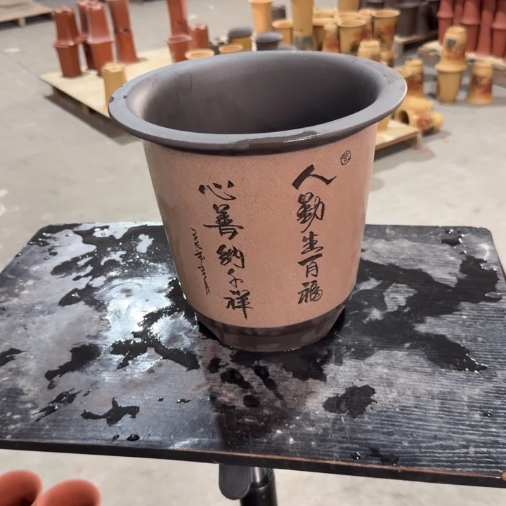 紫砂紫砂花盆破损补发高度24口径26单只