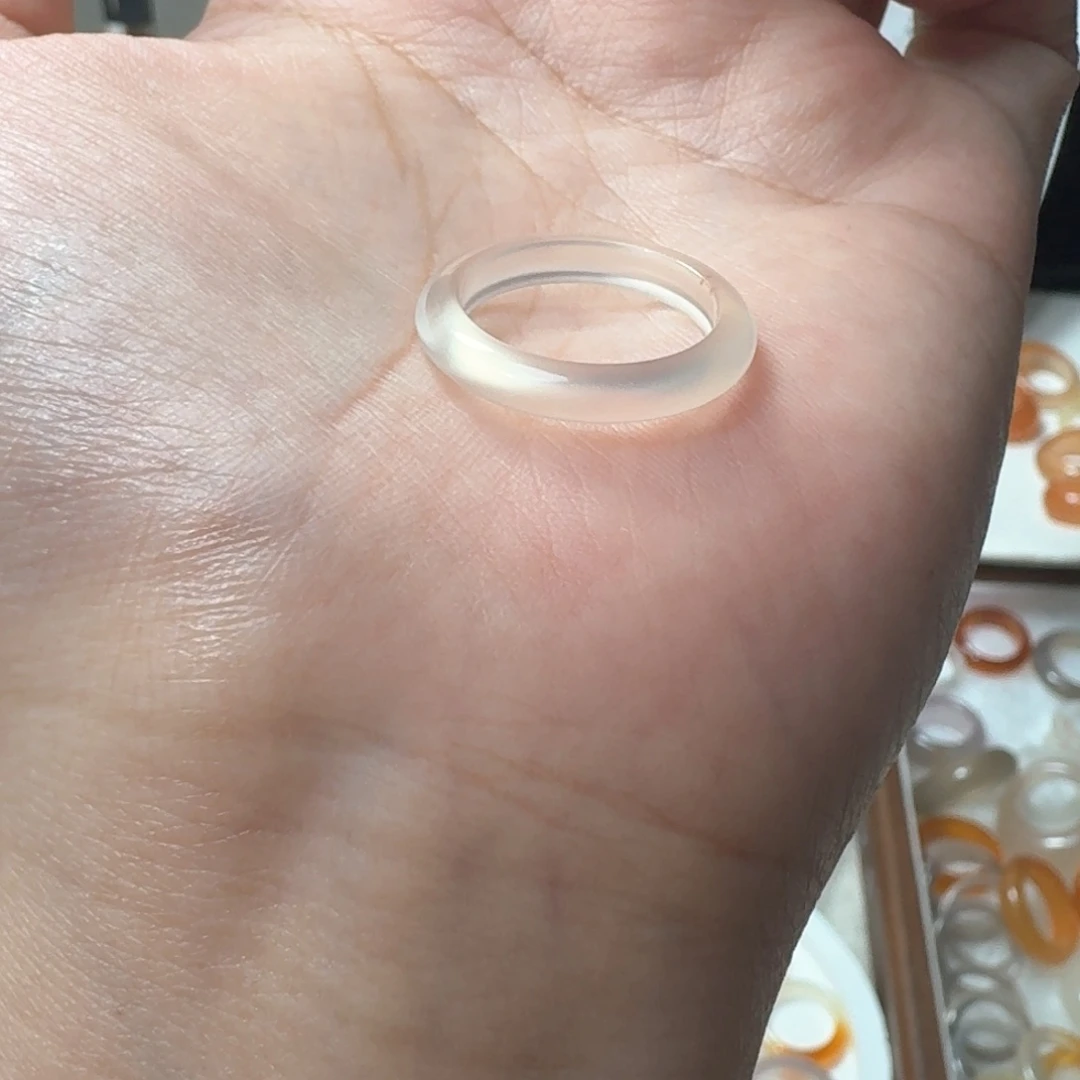 未镶嵌戒指玛瑙/玉髓640港13飘砂
