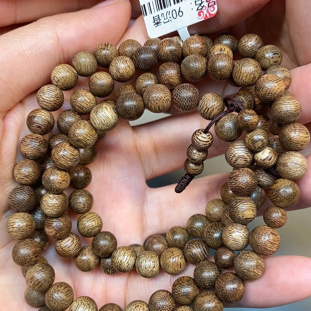 手串沉香天然野菩萨棋0.75，16克，90号