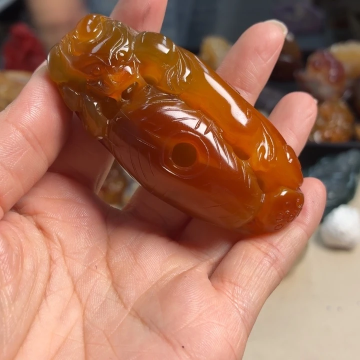 玛瑙/玉髓未镶嵌吊坠(不含链)