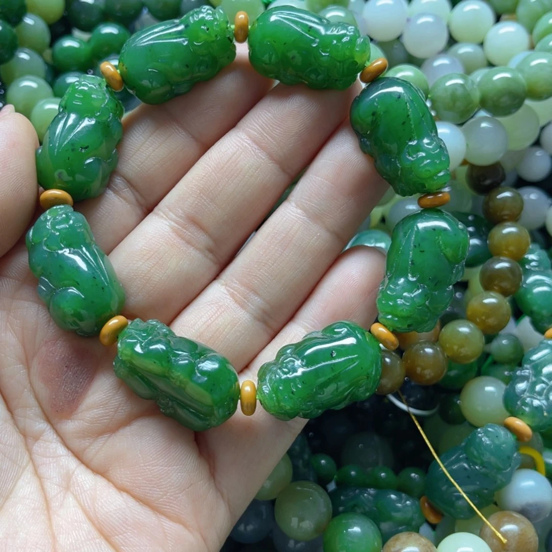 和田玉手链未镶嵌