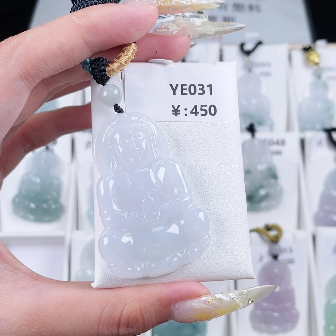 翡翠未镶嵌颈饰YE031