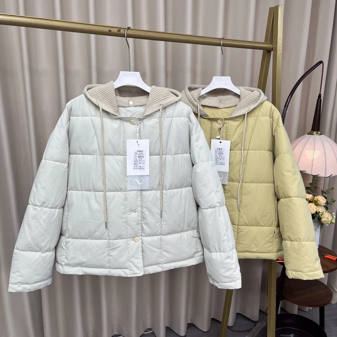 518女装棉服时尚休闲连帽韩版秋冬保暖棉外套