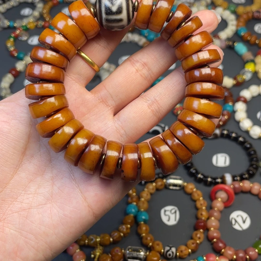 玻璃DIY藏传牛骨尺寸18