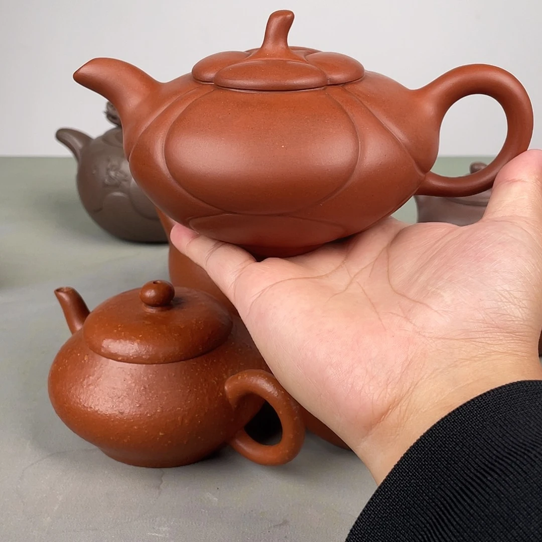 清水泥茶壶清水泥海棠壶