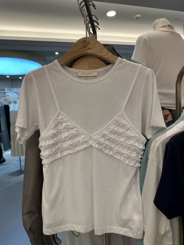 东大门折扣款两件套体恤