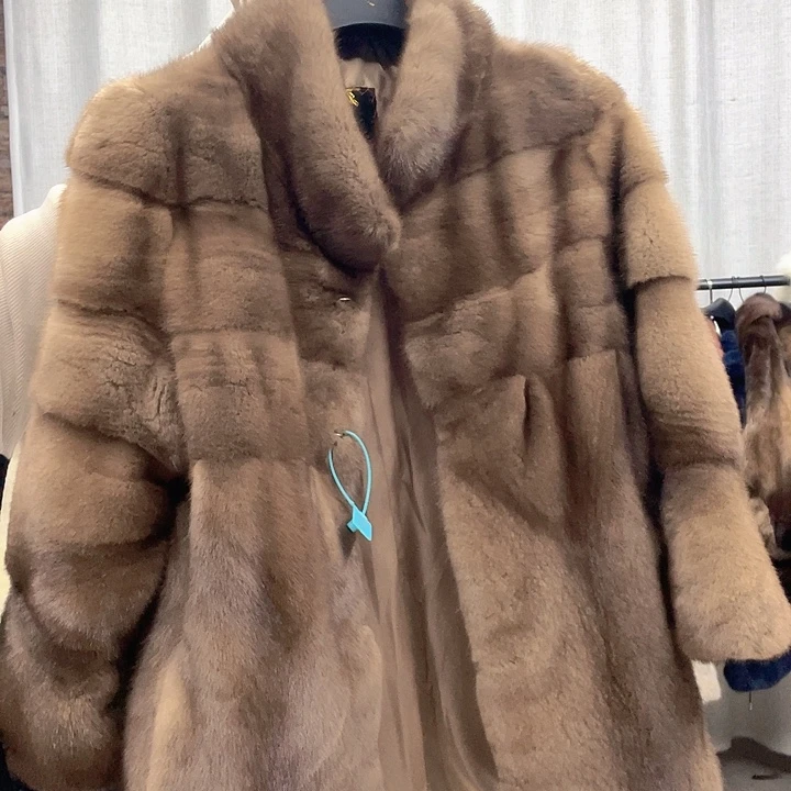 2025新款水貂外套女