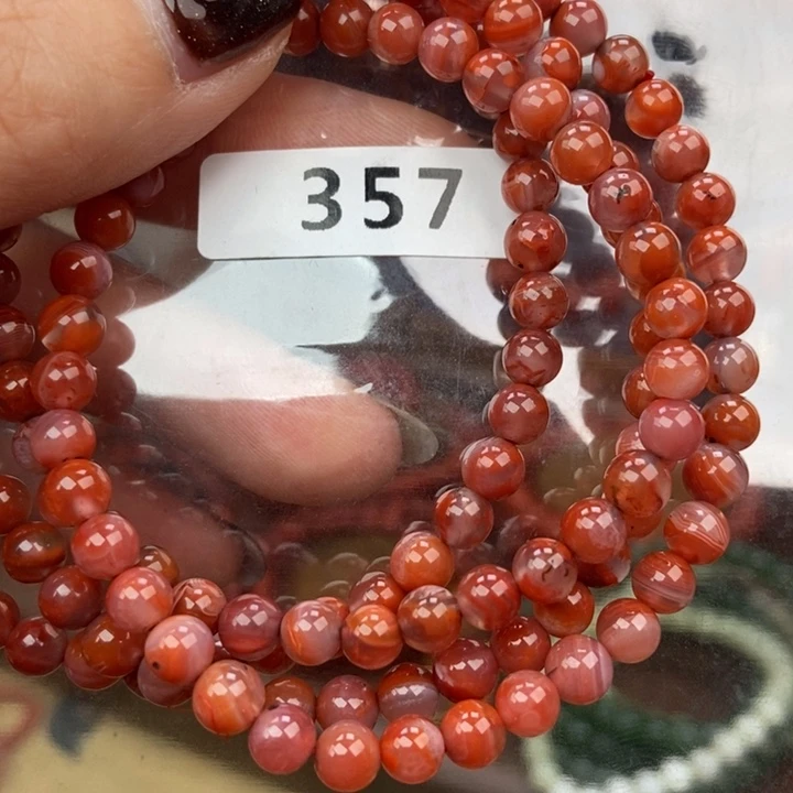 南红玛瑙未镶嵌手链