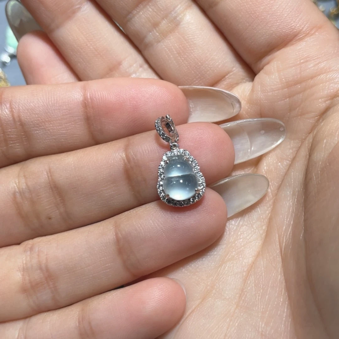 【闪购商品】翡翠18K金镶嵌吊坠(不含链)抹**6