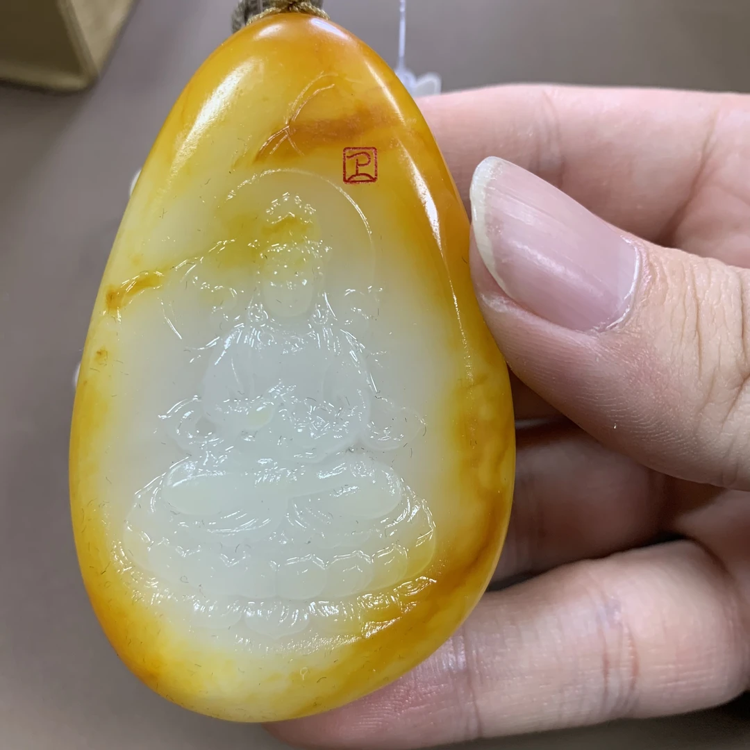 和田玉颈饰未镶嵌2.25 Y
